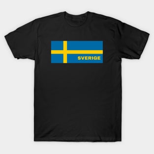 Sverige in Swedish Flag T-Shirt